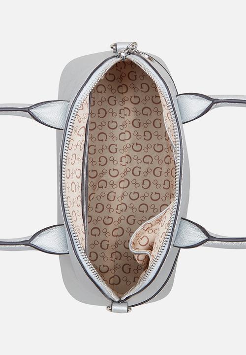 GUESS - Berkton dome satchel - silver