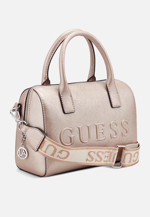 GUESS - Berkton barrel satchel - pink