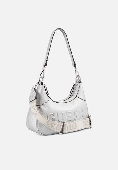 GUESS - Berkton mini top zip - silver