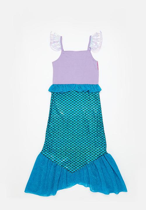Pop Candy - Novelty mermaid dress - purple & blue 