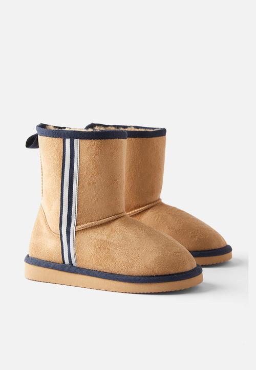Cotton On - Kids home boot - tan/squid ink