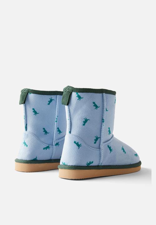 Cotton On - Kids home boot - dawn blue/dino