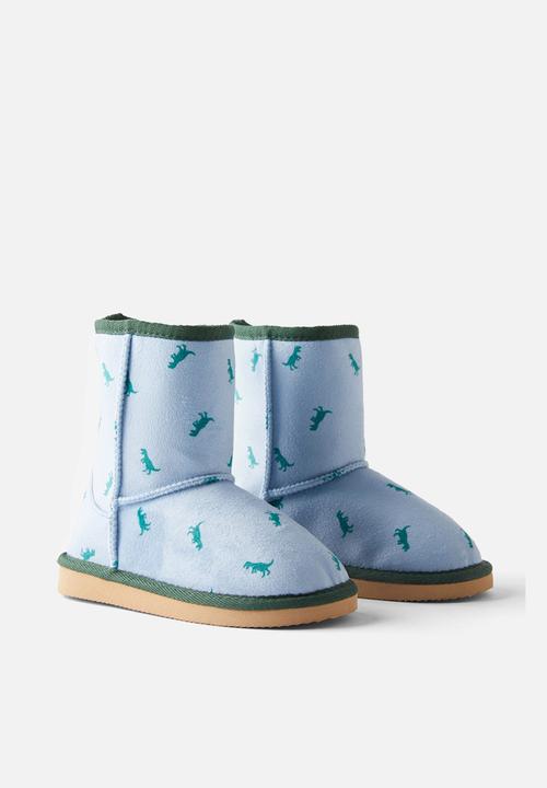 Cotton On - Kids home boot - dawn blue/dino