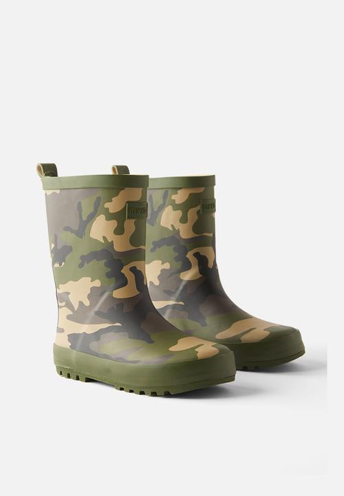 Cotton On - Kids rainboot - camo print