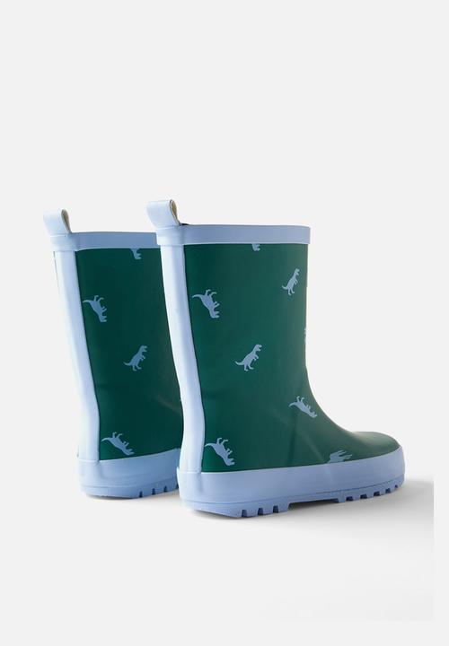 Cotton On - Kids rainboot - dino/dawn blue