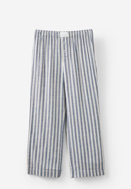Cotton On - Leo long sleeve pyjama set - dark vanilla/stripe