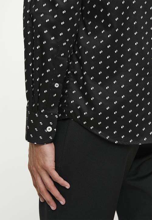 Pierre Cardin - Moon Smart Detailed Shirt - Black