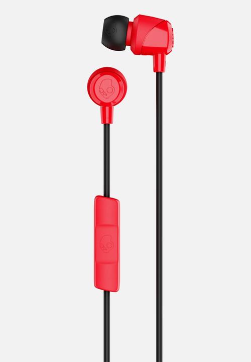 Skullcandy - Skullcandy Jib In Ear W/Mic - Red & Black