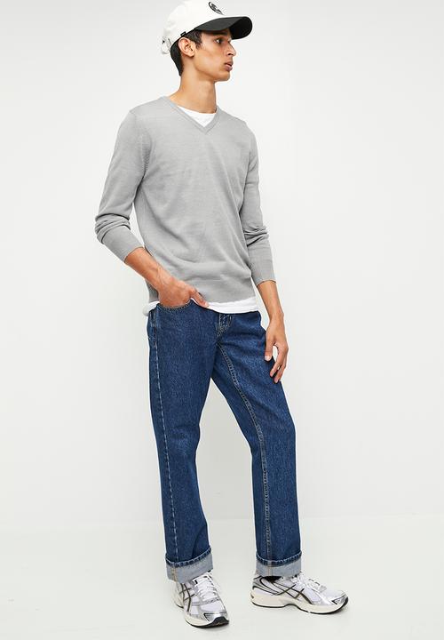Brave Soul - Knitwear - Silver Grey Marl