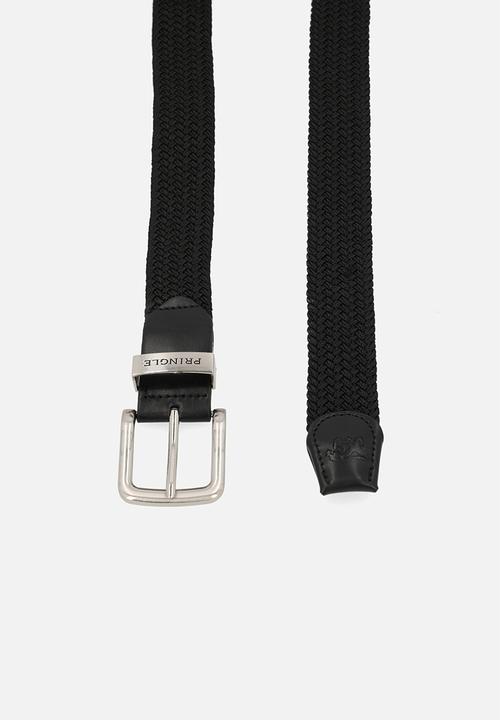 Pringle of Scotland - Pringle Enzo Elasticated Belt - Black