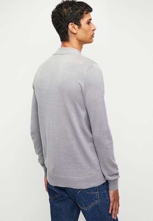 Brave Soul - Knitwear - Silver Grey Marl