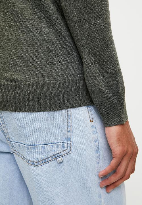 Brave Soul - Knitwear - Khaki Marl