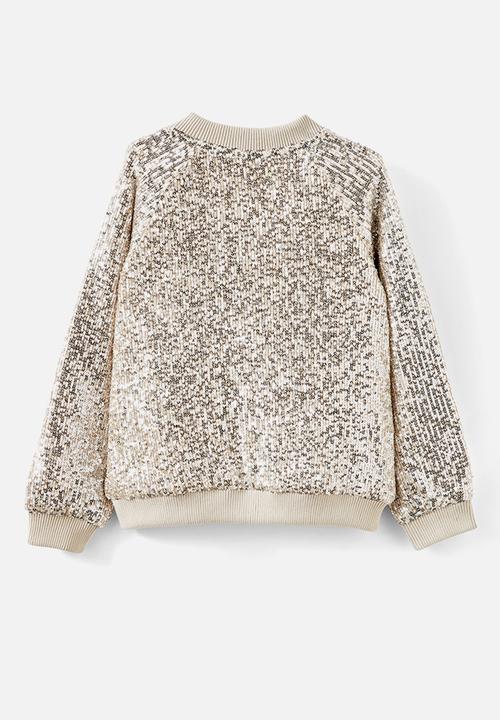 Cotton On - Kylie bomber jacket - gold/sparkle