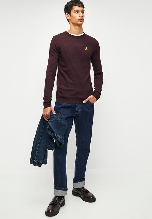 Brave Soul - Knitwear - Ox Blood