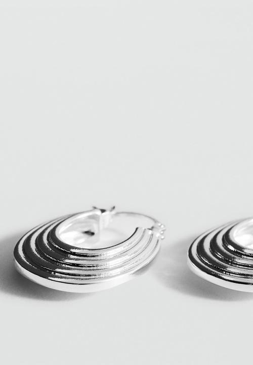 MANGO - Earrings fabiana - silver