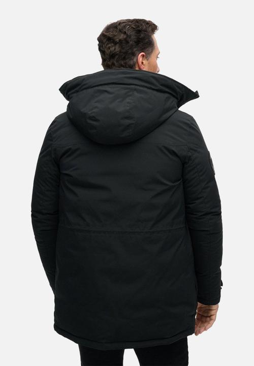 Superdry. - CITY PADDED PARKA JACKET - Black