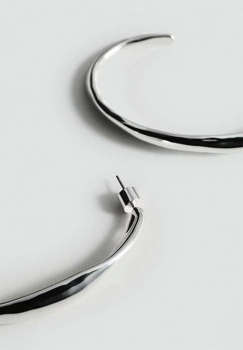 MANGO - Earrings fabiola - silver