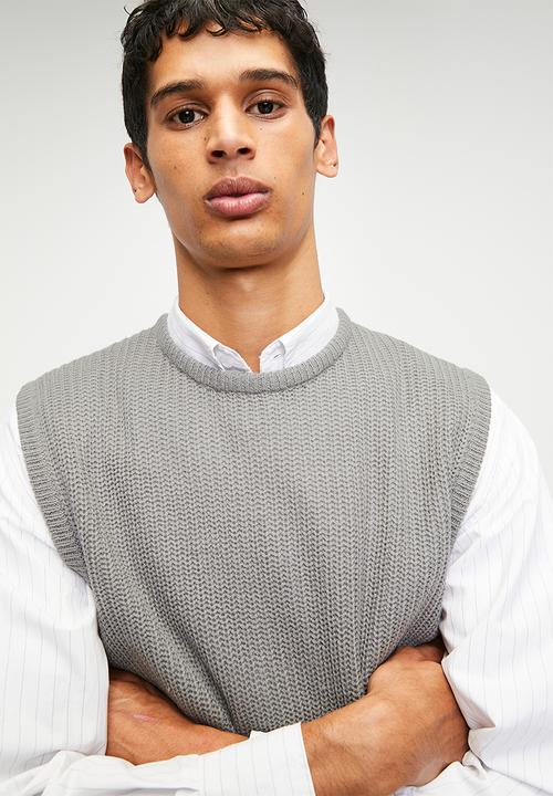 Brave Soul - Knitwear - Silver Grey Marl