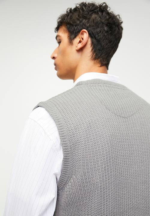 Brave Soul - Knitwear - Silver Grey Marl