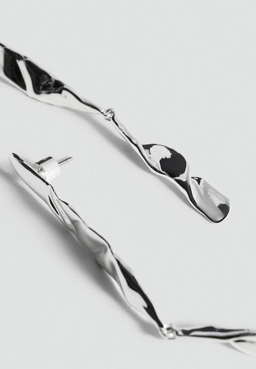 MANGO - Earrings farrel - silver