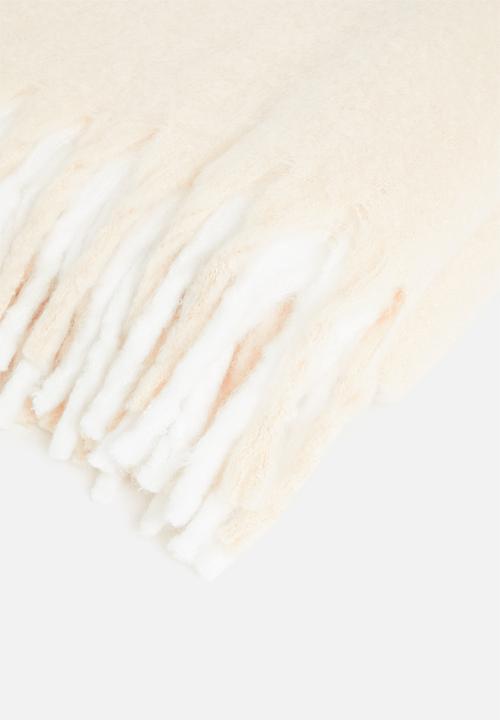 Sixth Floor - Faux Mohair Throw - Taupe