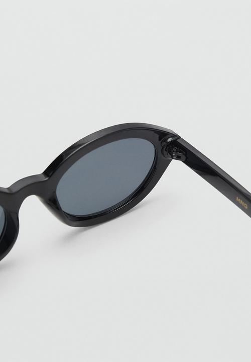 MANGO - Sunglasses flor - black
