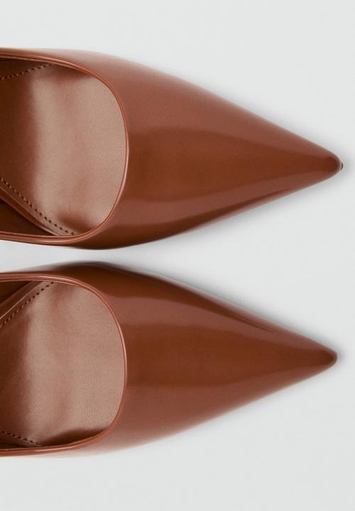 MANGO - Rico heel - dark brown