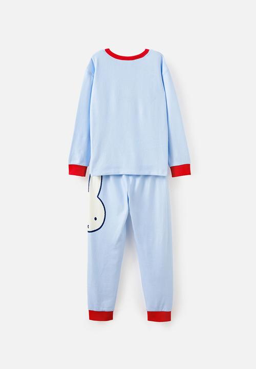 Cotton On - Chuck long sleeve pyjama set licensed - lcn mif dawn blue/ college miffy