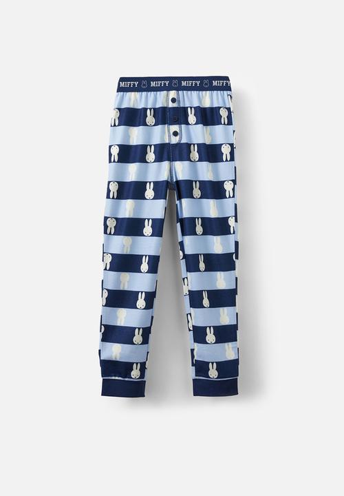 Cotton On - Chuck long sleeve pyjama set licensed - lcn mif dawn blue in the navy/ miffy stripe