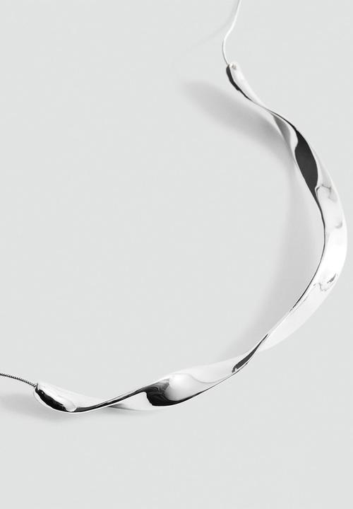 MANGO - Necklace frida -silver
