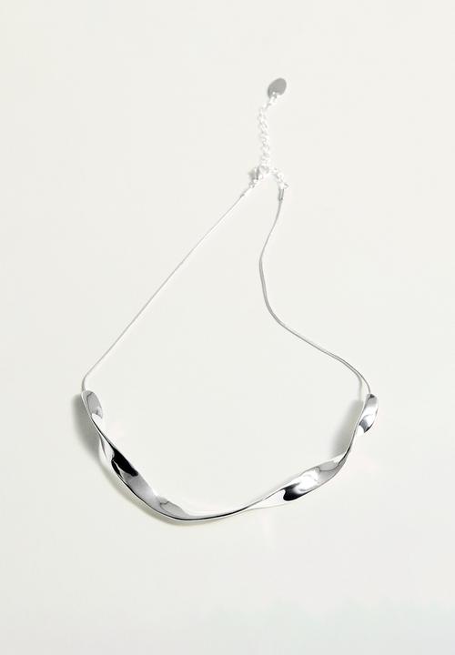 MANGO - Necklace frida -silver