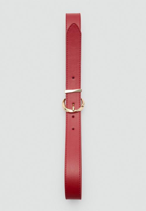 MANGO - Belt twister - red