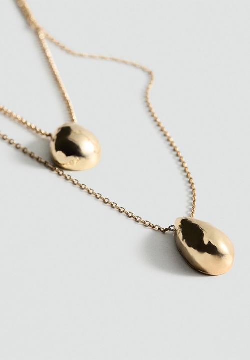 MANGO - Necklace fatima - gold
