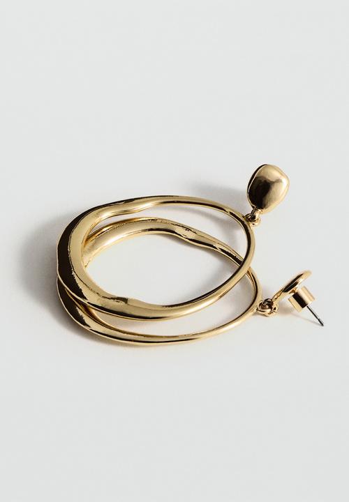 MANGO - Earrings famara  - gold