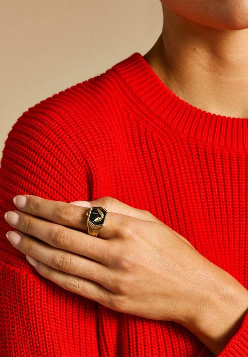 Fossil - Fossil Women's  ring three-hand watch- gold
