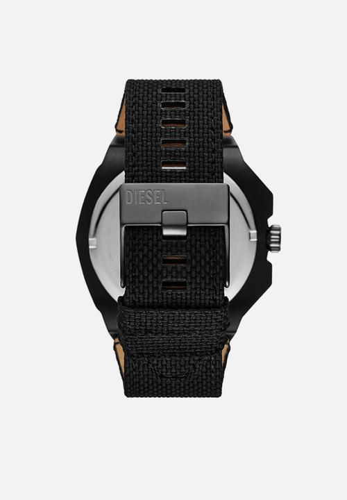 Diesel  - Diesel men's framed solar-powered watch - black