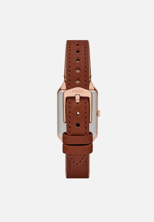Fossil - Raquel three-hand date watch and bracelet set - rose gold