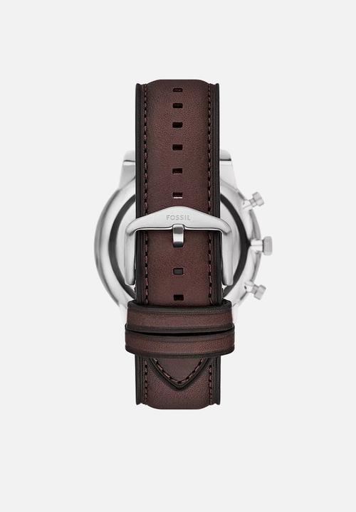 Fossil - Neutra watch - silver & brown
