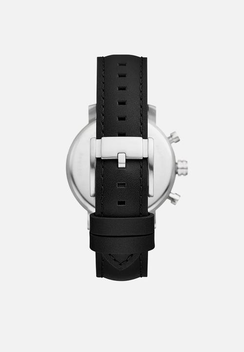Fossil - Rhett watch - silver & black