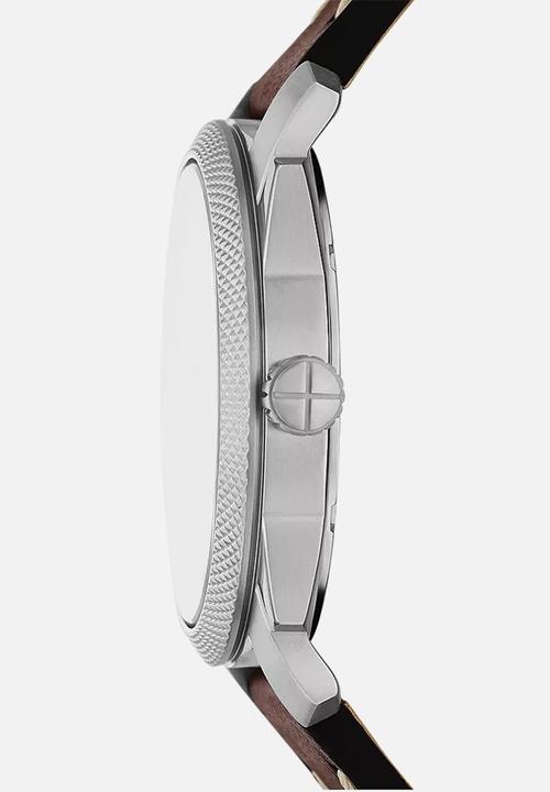 Fossil - Date watch and bracelet set - silver