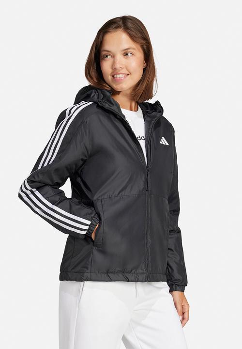 adidas Performance - Essential 3 Stripe Jacket - Black