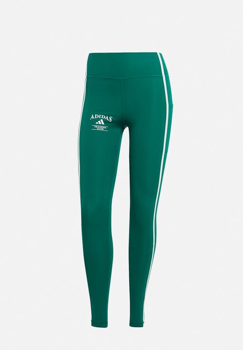 adidas Performance - Legacy legging - Cgreen/Cwhite