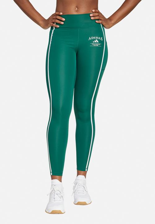 adidas Performance - Legacy legging - Cgreen/Cwhite