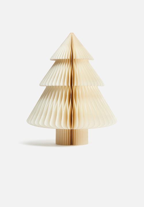 H&M - Paper tree christmas decoration - white