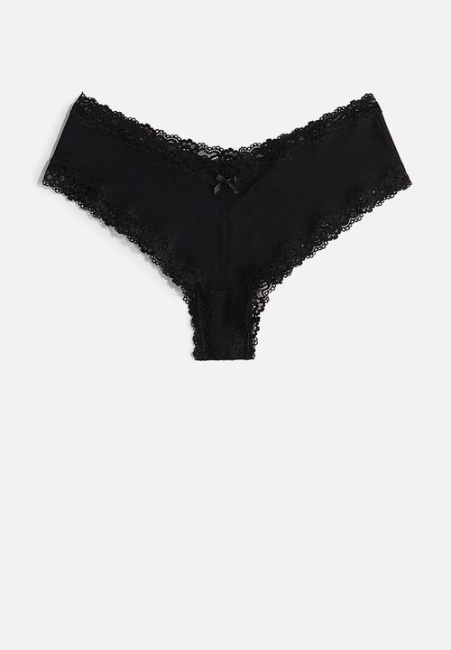 H&M - 3-Pack hipster briefs - black & white