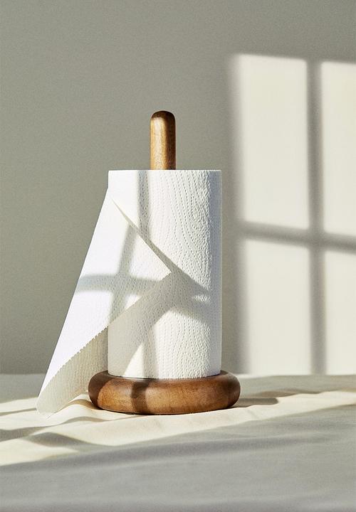 H&M - Wooden paper towel holder - brown