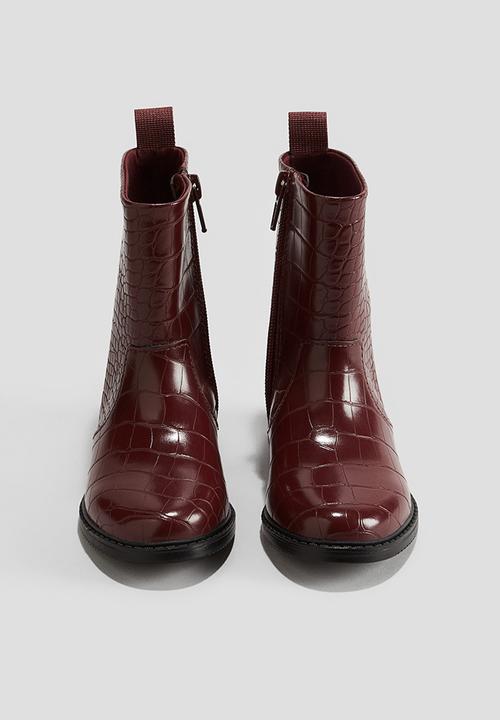 H&M - Boots - red