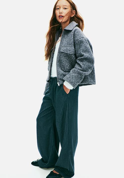 H&M - Felted shacket - grey