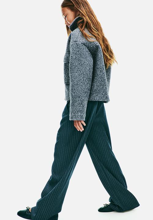 H&M - Felted shacket - grey