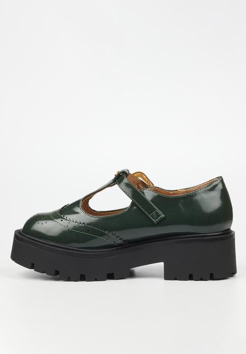 Rock & Co - Hendrix 3 Mary Jane - Green